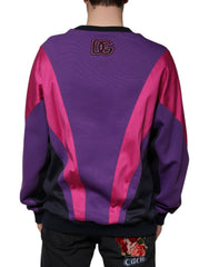 Dolce & Gabbana Multicolor Crew Neck Men Sweatshirt Sweater -   -  Dolce & Gabbana.