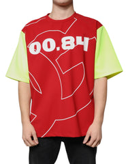 Dolce & Gabbana Multicolor Logo Cotton Men Crew Neck T-shirt -   -  Dolce & Gabbana.