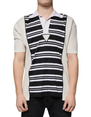 Dolce & Gabbana Multicolor Stripe Collared Polo T-shirt -   -  Dolce & Gabbana.