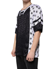 Dolce & Gabbana Black White Logo Men Short Sleeves T-shirt -   -  Dolce & Gabbana.