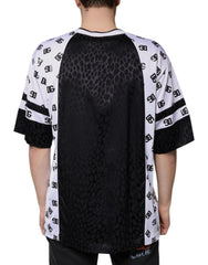 Dolce & Gabbana Black White Logo Men Short Sleeves T-shirt -   -  Dolce & Gabbana.