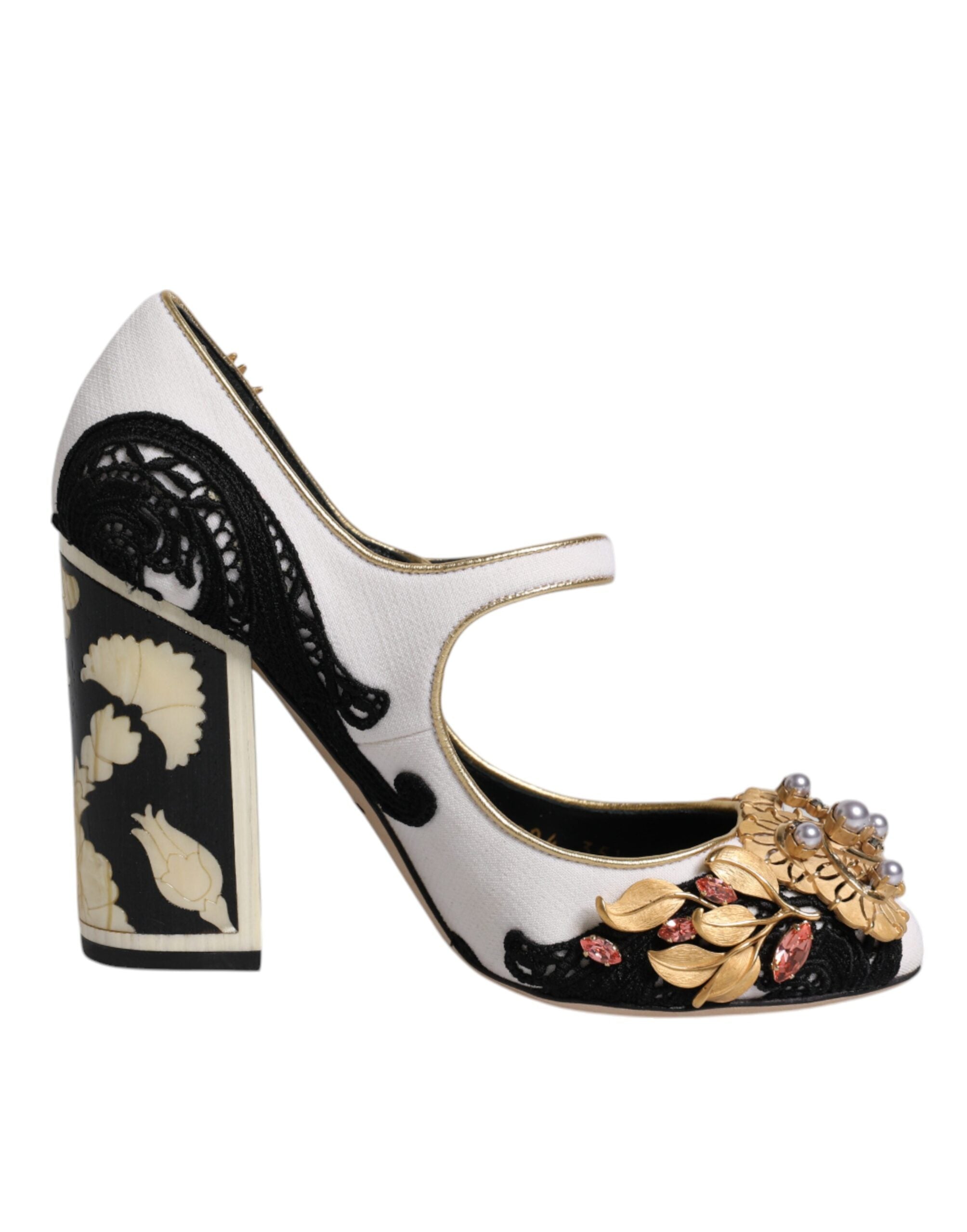 Dolce & Gabbana Multicolor Embellished Heels Pumps Shoes -   -  Dolce & Gabbana.