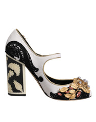 Dolce & Gabbana Multicolor Embellished Heels Pumps Shoes -   -  Dolce & Gabbana.