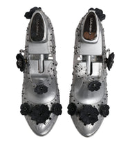 Dolce & Gabbana Clear Floral Crystal CINDERELLA Heels Shoes -   -  Dolce & Gabbana.