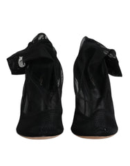 Dolce & Gabbana Black Nylon Stretch Mesh Sock Boots Shoes -   -  Dolce & Gabbana.