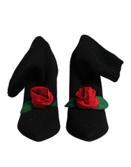 Dolce & Gabbana Black Stiletto Heels Mid Calf Boots Shoes -   -  Dolce & Gabbana.