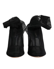 Dolce & Gabbana Black Nylon Mesh Sock Style Boots Shoes -   -  Dolce & Gabbana.