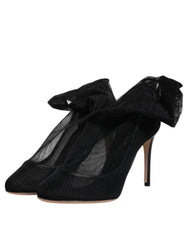 Dolce & Gabbana Black Nylon Mesh Sock Style Boots Shoes -   -  Dolce & Gabbana.