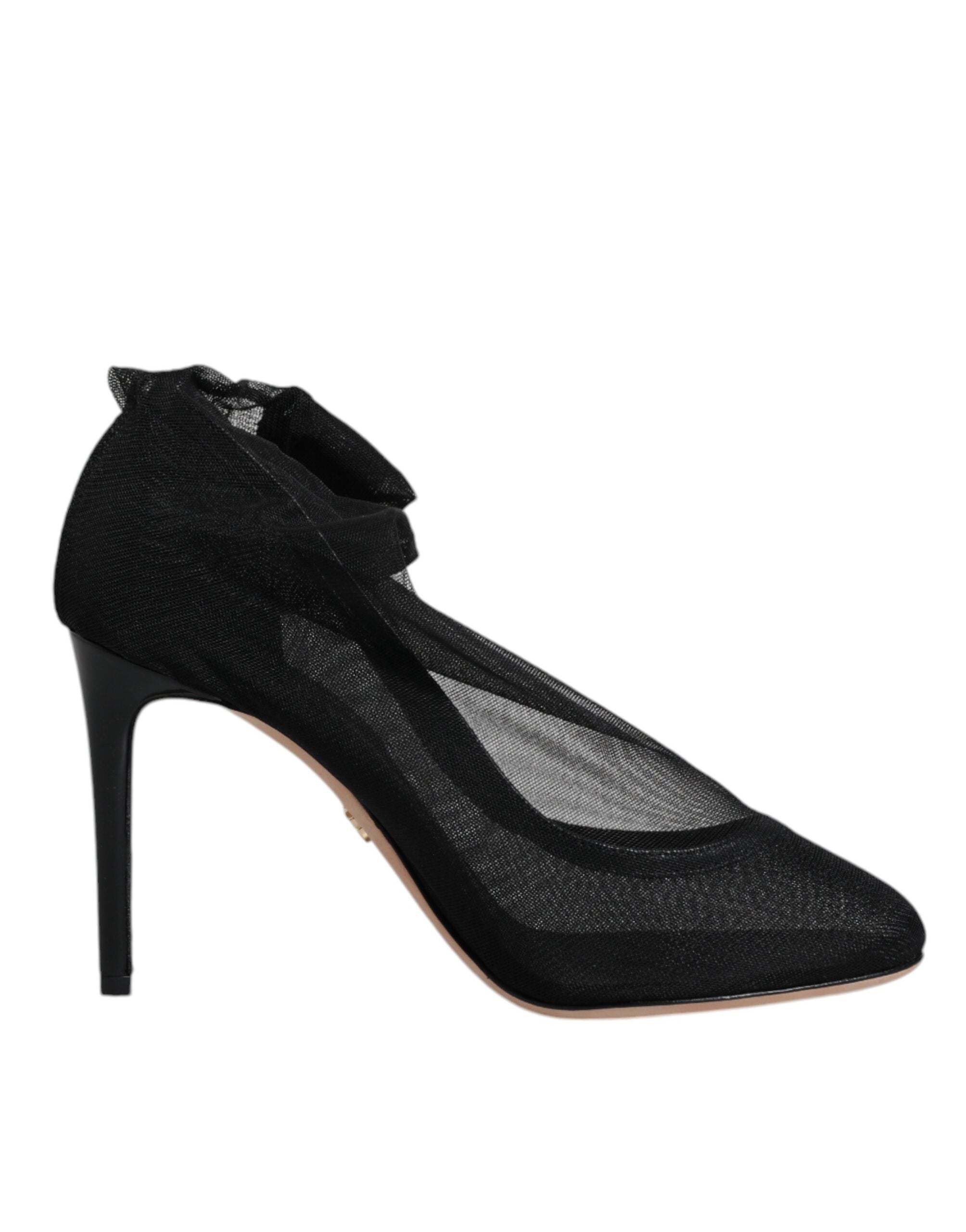 Dolce & Gabbana Black Nylon Mesh Sock Style Boots Shoes -   -  Dolce & Gabbana.