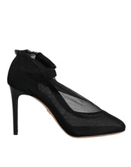 Dolce & Gabbana Black Nylon Mesh Sock Style Boots Shoes -   -  Dolce & Gabbana.