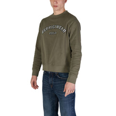 Refrigiwear Green Cotton Sweatshirt -   -  Refrigiwear.