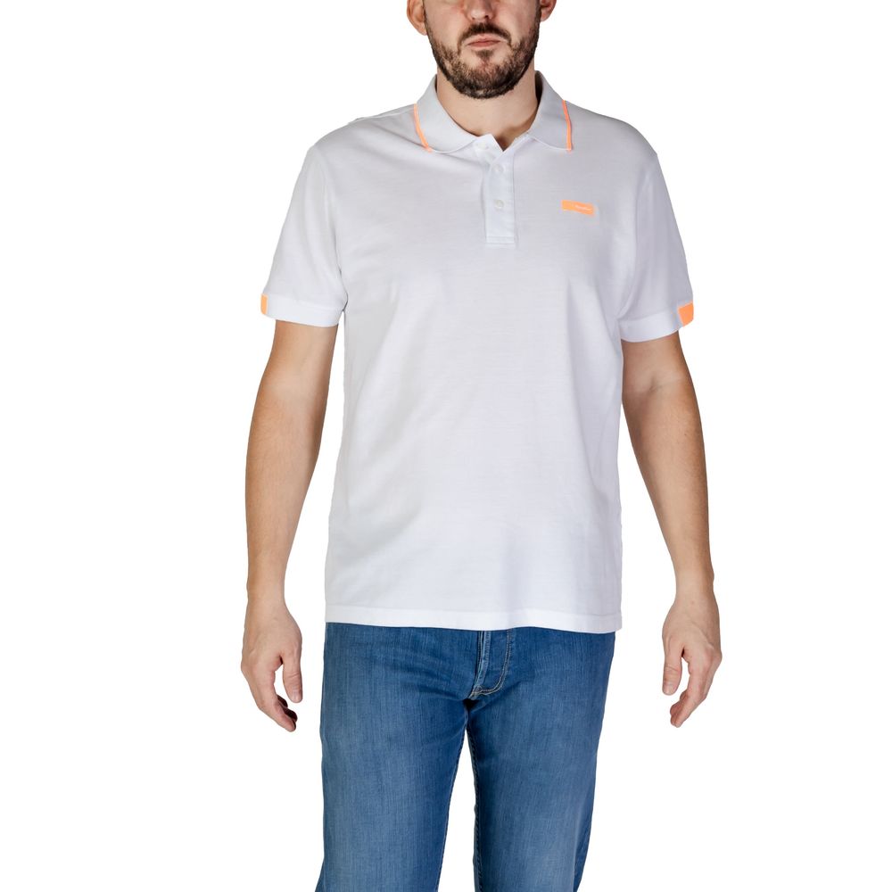 Refrigiwear White Cotton Polo Shirt -   -  Refrigiwear.