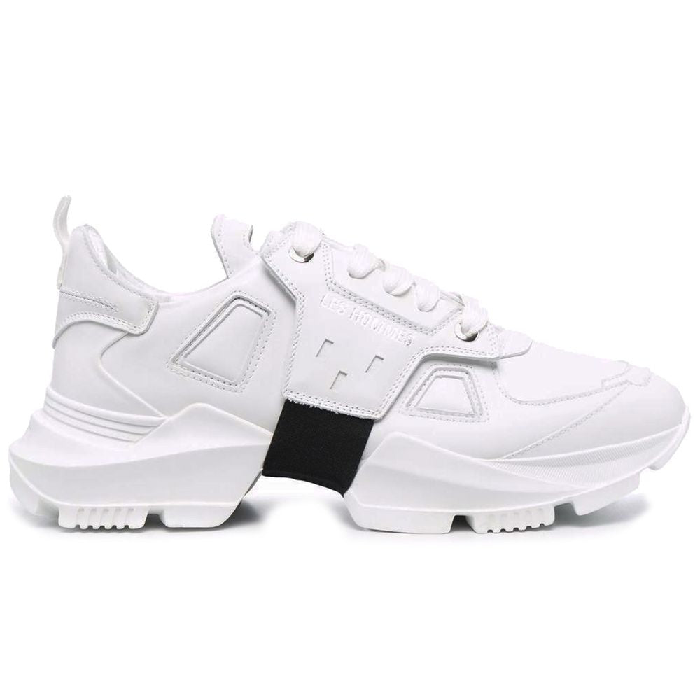 Les Hommes White Calfskin Men Sneaker -   -  Les Hommes.