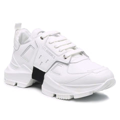 Les Hommes White Calfskin Men Sneaker -   -  Les Hommes.