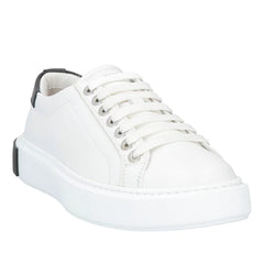 Les Hommes White Calfskin Men Sneaker -   -  Les Hommes.