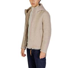 Hydra Clothing Beige Polyester Jackets & Coat -   -  Hydra Clothing.