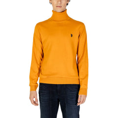 U.S. POLO ASSN. Orange Cotton Turtleneck -   -  U.S. POLO ASSN..