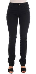 John Galliano Black Cotton Denim Stretch Regular Fit Jeans -   -  John Galliano.