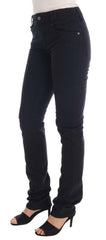 John Galliano Black Cotton Denim Stretch Regular Fit Jeans -   -  John Galliano.