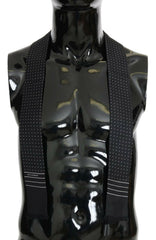 Dolce & Gabbana Dark Blue Polka Dotted Silk Scarf -  Neckties, Men -  Dolce & Gabbana.