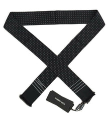 Dolce & Gabbana Dark Blue Polka Dotted Silk Scarf -  Neckties, Men -  Dolce & Gabbana.
