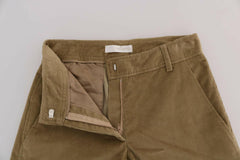 Ermanno Scervino Beige Cotton Corduroys Pants -   -  Ermanno Scervino.