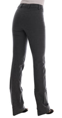 Ermanno Scervino Gray Wool Stretch Slim Pants -   -  Ermanno Scervino.