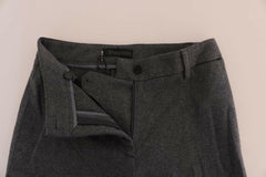 Ermanno Scervino Gray Wool Stretch Slim Pants -   -  Ermanno Scervino.