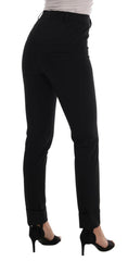 Ermanno Scervino Black Stretch Leggings Pants -   -  Ermanno Scervino.
