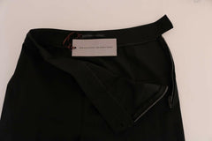 Ermanno Scervino Black Stretch Leggings Pants -   -  Ermanno Scervino.