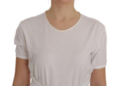 Dolce & Gabbana White Cotton Silk T-Shirt -   -  Dolce & Gabbana.