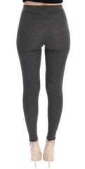 Dolce & Gabbana Gray Cashmere Stretch Tights -   -  Dolce & Gabbana.