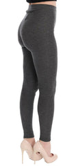 Dolce & Gabbana Gray Cashmere Stretch Tights -   -  Dolce & Gabbana.