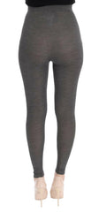 Dolce & Gabbana Gray Cashmere Stretch Tights -   -  Dolce & Gabbana.