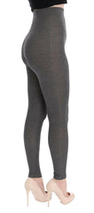 Dolce & Gabbana Gray Cashmere Stretch Tights -   -  Dolce & Gabbana.