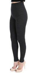 Dolce & Gabbana Gray Wool Stretch Tights -   -  Dolce & Gabbana.