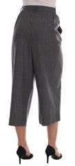 Dolce & Gabbana Gray Wool Capri Pants -   -  Dolce & Gabbana.