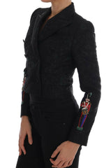 Dolce & Gabbana Black Brocade Blazer Jacket -   -  Dolce & Gabbana.