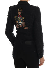 Dolce & Gabbana Black Brocade Blazer Jacket -   -  Dolce & Gabbana.