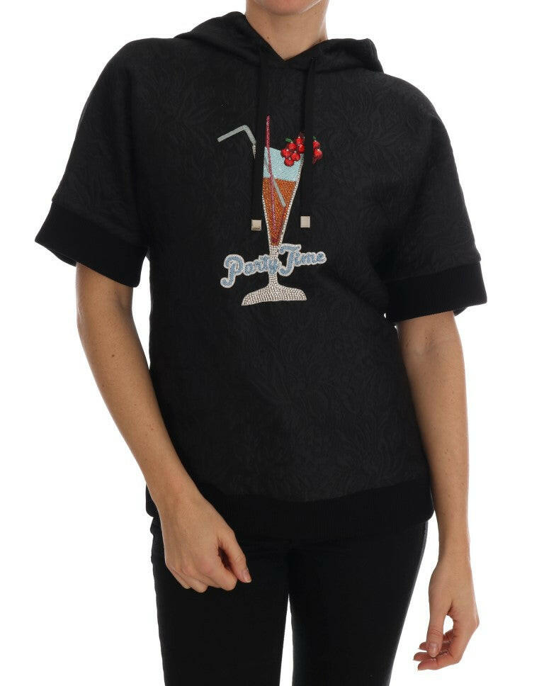 Dolce & Gabbana Black Fairy Tale Crystal Hooded Sweater -   -  Dolce & Gabbana.