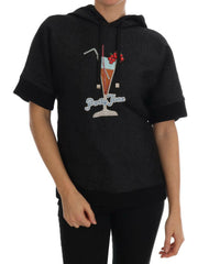 Dolce & Gabbana Black Fairy Tale Crystal Hooded Sweater -   -  Dolce & Gabbana.