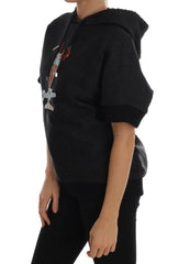 Dolce & Gabbana Black Fairy Tale Crystal Hooded Sweater -   -  Dolce & Gabbana.