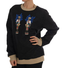 Dolce & Gabbana Black Fairy Tale Brocade Zipper Sweater -   -  Dolce & Gabbana.