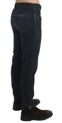 Costume National Blue Cotton Slim Pants Denim Jeans -   -  Costume National.
