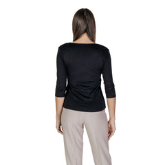 Street One Black Cotton T-Shirt -   -  Street One.