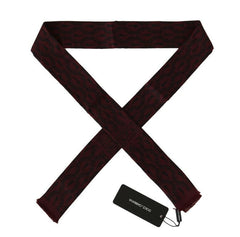 Dolce & Gabbana Bordeaux Silk Crown Chili Scarf - - Dolce & Gabbana.