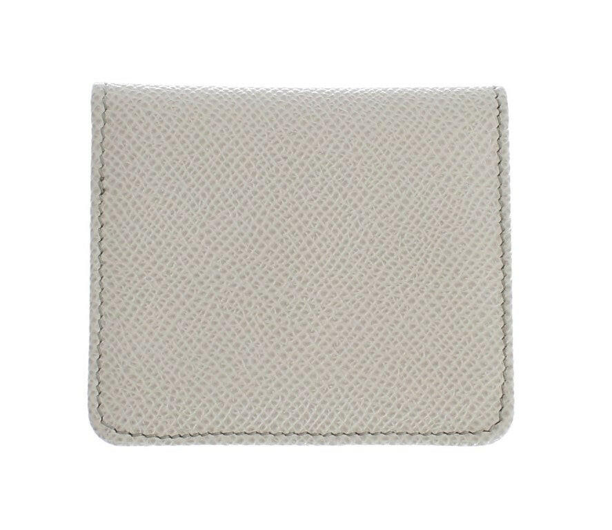 Dolce & Gabbana White Dauphine Leather Case Wallet -  Leather Accessory for Men -  Dolce & Gabbana. Dolce & Gabbana White Dauphine Leather Case Wallet -  Leather Accessory for Men -  Dolce & Gabbana.