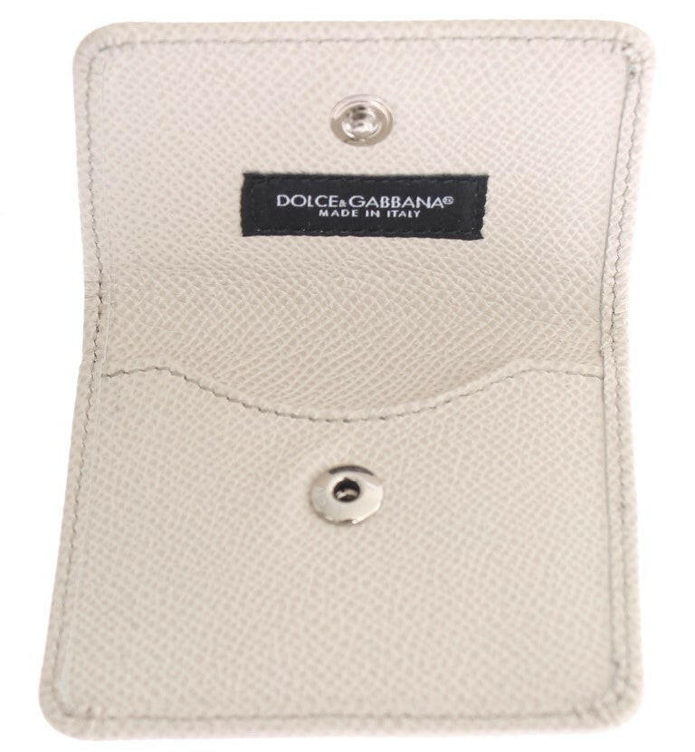 Dolce & Gabbana White Dauphine Leather Case Wallet -  Leather Accessory for Men -  Dolce & Gabbana. Dolce & Gabbana White Dauphine Leather Case Wallet -  Leather Accessory for Men -  Dolce & Gabbana.