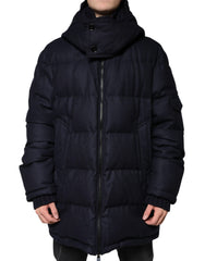 Dolce & Gabbana Black Nylon Hooded Puffer Men Coat Jacket -   -  Dolce & Gabbana.