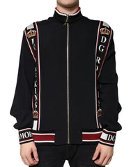 Dolce & Gabbana Black DG King Full Zip Sweatshirt Sweater -   -  Dolce & Gabbana.